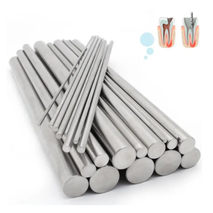 ASTM F13667 TC4 Ti rods for dental bases Abutment Bridge
