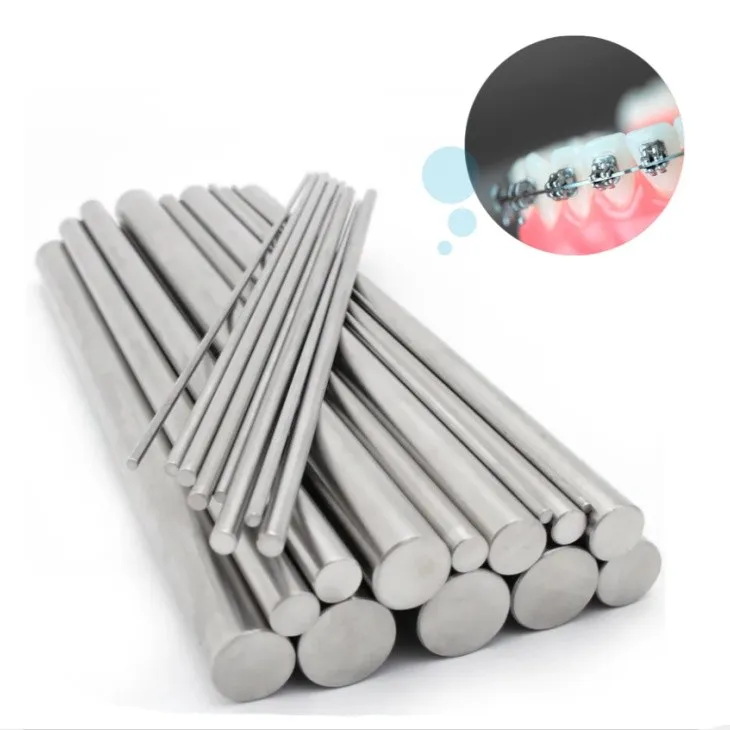 ASTM F13667 TC4 Ti rods for dental bases Abutment Bridge