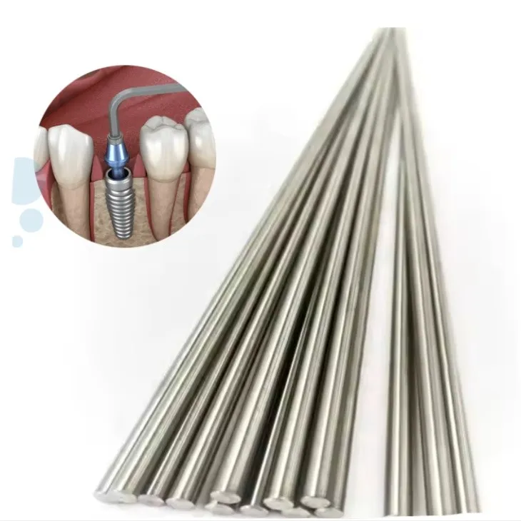 ASTM F13667 TC4 Ti rods for dental bases Abutment Bridge